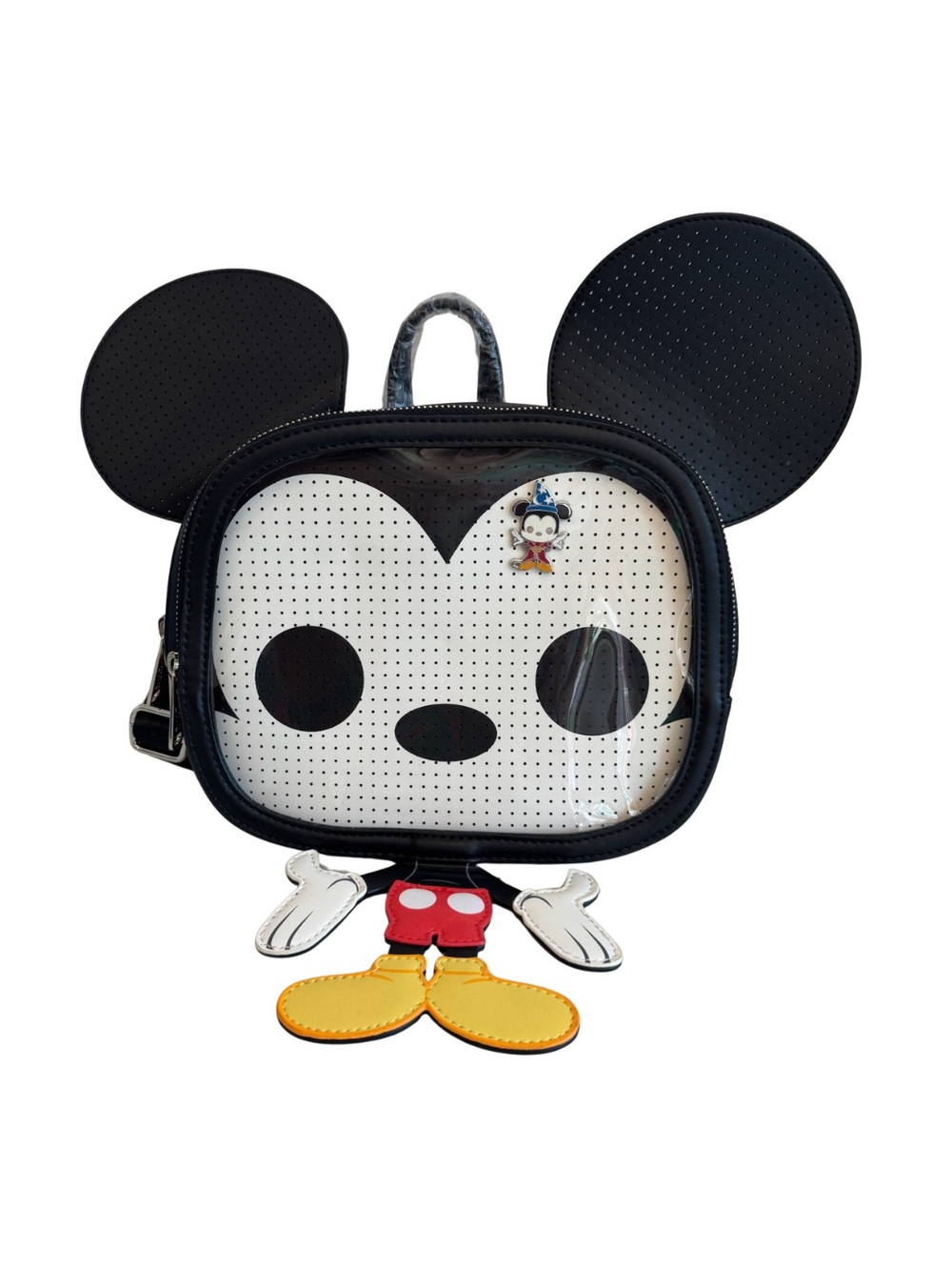 NWT Loungefly Disney Mickey Mouse Funko Pop! Pin Collector Mini Backpack